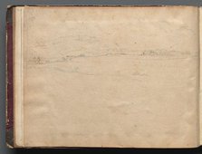 Album with Views of Rome and Surroundings, Landscape Studies, page 03b: Roman Panoramic…. Creator: Franz Johann Heinrich Nadorp (German, 1794-1876).