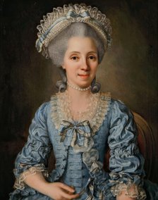 Young lady in Swedish costume, 1779. Creator: Ulrika Fredrika Pasch.