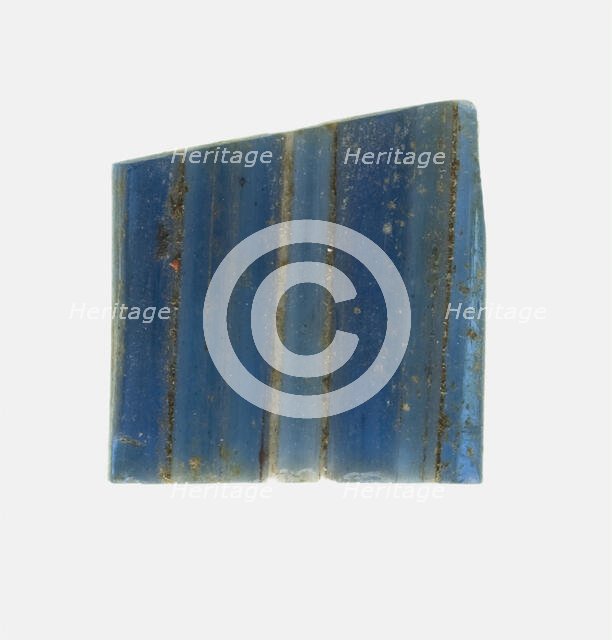 Fragment of an Inlay with a Zig-zag Pattern, 1st century BCE-1st century CE. Creator: Unknown.