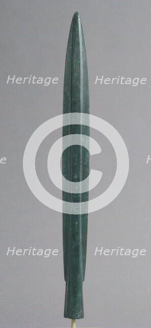 Spearhead, Bronze Age, ca. 1200-900 B.C. Creator: Unknown.