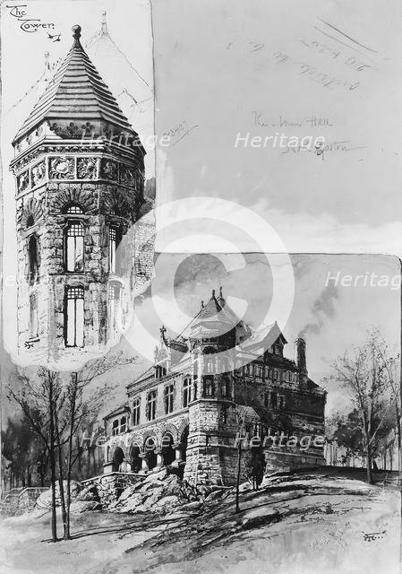 The Town Hall, North Easton, Massachusetts. Creator: Harry Fenn.