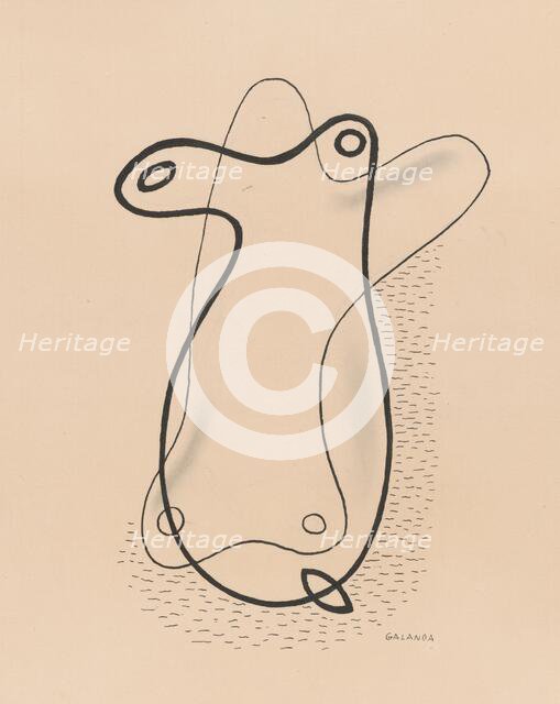 Game of forms, 1930-1931. Creator: Mikulas Galanda.