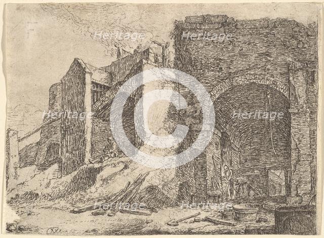 The Forge, 17th century. Creator: Thomas Wijck.