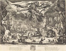 The Temptation of Saint Anthony [second version], 1635. Creator: Jacques Callot.