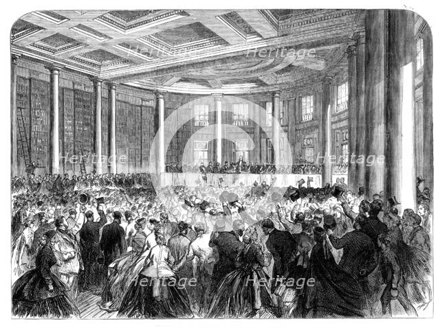 Opening of the Birmingham Central Free Library, 1865. Creator: Unknown.