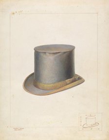High Beaver Hat, c. 1937. Creator: Gordon Saltar.