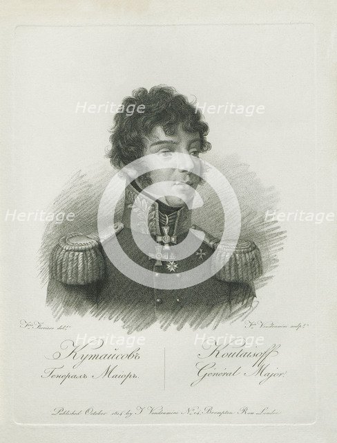 Count Alexander Ivanovich Kutaisov (1784-1812), 1813.