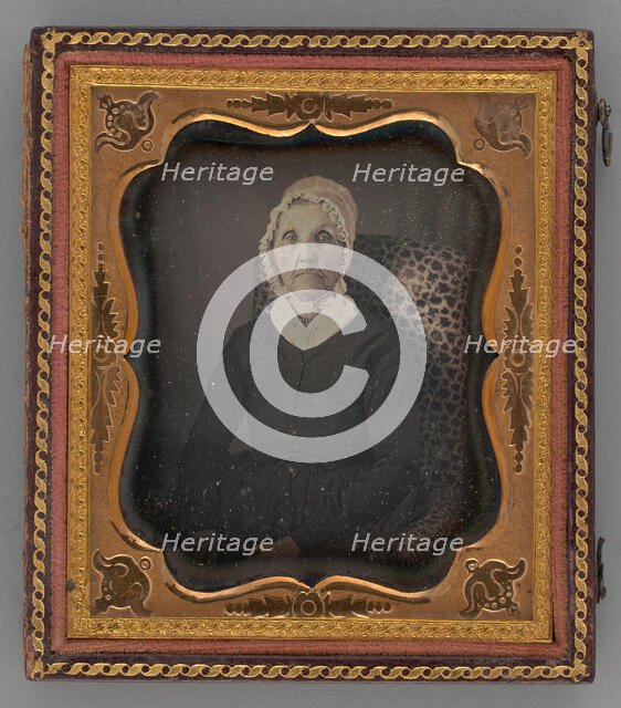 Untitled (Portrait of a Woman), 1854. Creator: E. H. Hale.