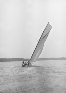 The sailing yacht 'The Truant', July 1912. Creator: Kirk & Sons of Cowes.