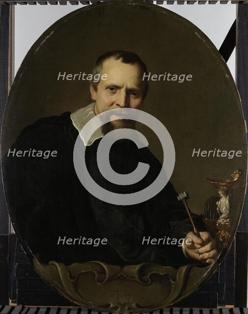 Portrait of Johannes Lutma, 1638-1651. Creator: Jacob Adriaensz. Backer.