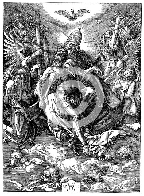 'The Trinity (The Throne of Grace)', 1511. Artist: Albrecht Dürer