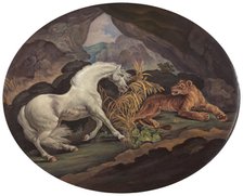 A Horse Frightened by a Lioness, ca. 1800. Creator: Unknown.