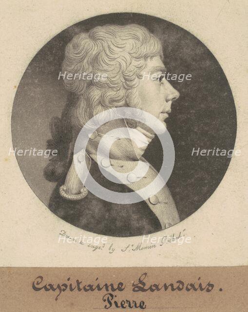 Louis Landais, 1801. Creator: Charles Balthazar Julien Févret de Saint-Mémin.