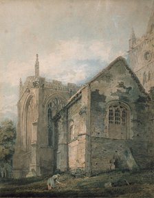 The Ancient Charnel House, Holy Trinity Church, Stratford-upon-Avon, 18th century. Artist: Thomas Girtin.