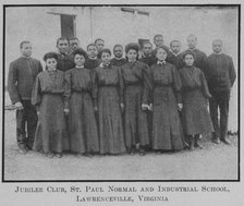 Jubilee Club, St. Paul Normal and Industrial School, Lawrenceville, Virginia, 1911. Creator: Unknown.