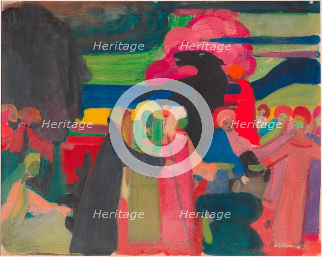 Untitled, c1909. Creator: Kandinsky, Wassily Vasilyevich (1866-1944).