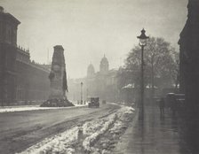 The cenotaph. From the album: Photograph album - London, 1920s. Creator: Harry Moult.