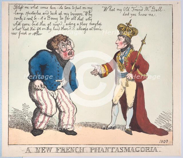 A New French Phantasmagoria, 1803., 1803. Creator: Thomas Rowlandson.