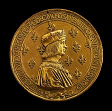 Louis XII, 1462-1515, King of France 1498 [obverse], 1499/1500. Creator: Jean van Saint-Priest.