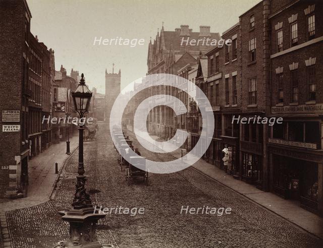 Bridge Street, Chester, 1865. Creator: Augustus Kelham (British, 1819-1897).