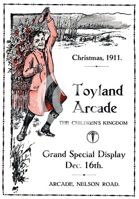 'Christmas, 1911. Toyland Arcade', 1911, (1917). Artist: Soldan & Co.