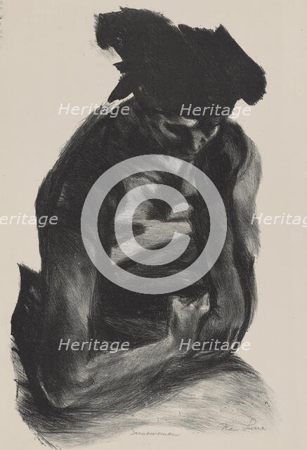 Scrubwoman, ca.1935 - 1943. Creator: Nan Lurie.