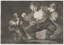 The Proverbs: Simpleton, 1864. Creator: Francisco de Goya (Spanish, 1746-1828).
