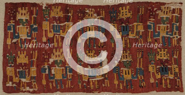 Fragment, Peru, Possibly 500/600. Creator: Unknown.