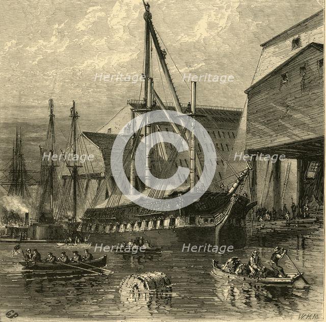 'Navy Yard', 1874.  Creator: W.H. Morse.