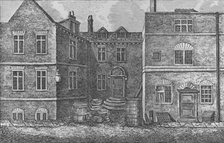 'Monteagle House, Near St. Saviour's Church, Southwark', 1808, (1912). Artist: J Pass.