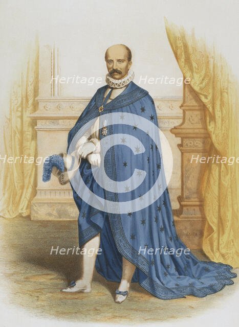 Knight of the Order of Charles III, 1865. Creator: Unknown.