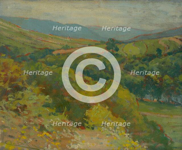 The Hornád Valley by Tahanovce, around 1914-1915. Creator: Ludovit Cordak.