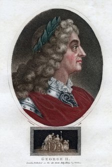 George II of Great Britain, (1804).Artist: J Chapman