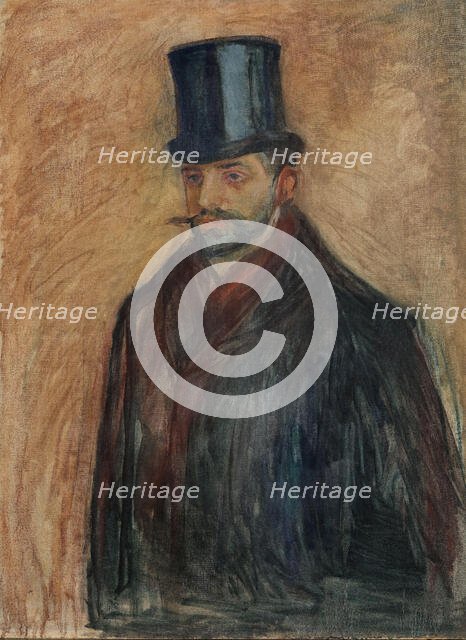 Julius Meier-Graefe, probably 1894. Creator: Edvard Munch.