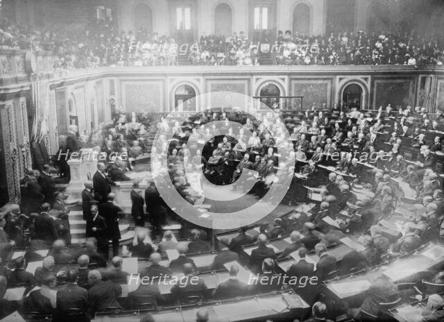 Electoral count, House of Representatives, 1913. Creator: Bain News Service.