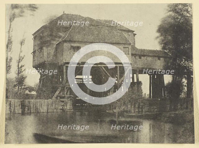 Le Moulin de Saint-Ouen, 1845, printed 1965. Creator: Hippolyte Bayard.