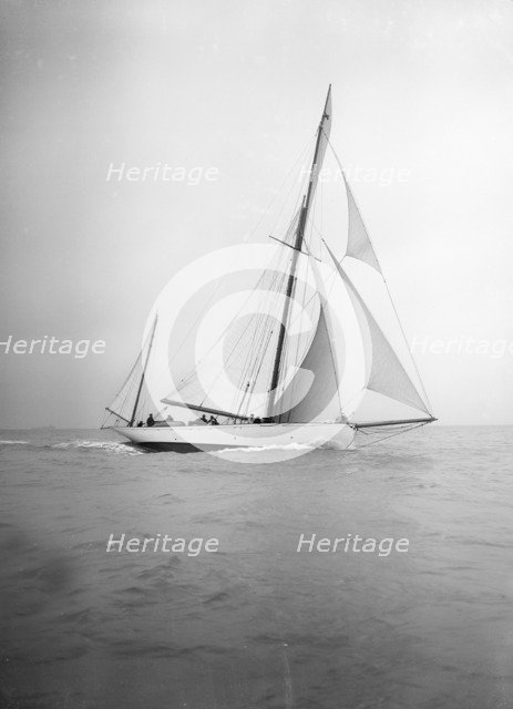 The yawl 'Celia', 1911. Creator: Kirk & Sons of Cowes.