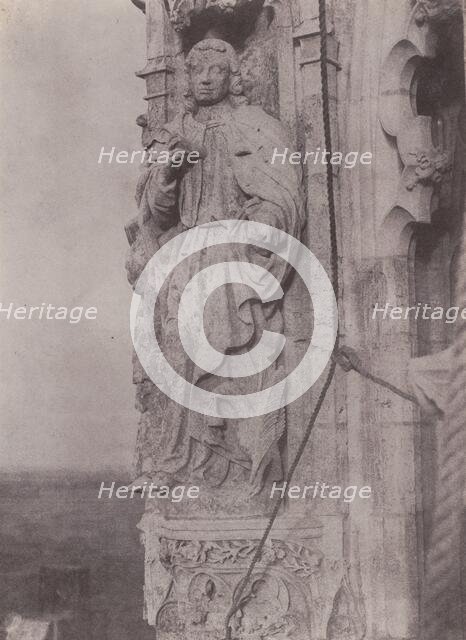 Saint John the Evangelist, Chartres Cathedral, c. 1854. Creator: Charles Nègre.
