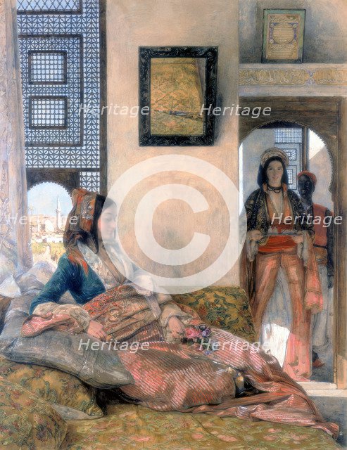'Life in the Hareem', 1858. Artist: John Frederick Lewis