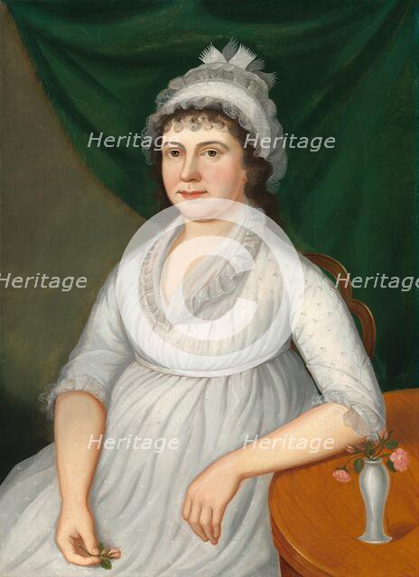 Hannah Lemmon Corcoran (Mrs. Thomas Corcoran), c. 1802/1810. Creator: Charles Peale Polk.