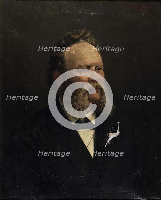 Minister Josef Jirecek, 1890. Creator: Franz Zenisek.