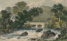 'Shaugh Bridge, Bickleigh Vale, Devonshire', 1829.  Artist: MJ Starling.