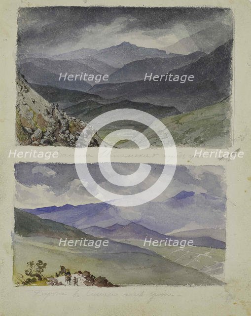 Path to Sinano after the storm, 1835. Creator: Briullov, Karl Pavlovich (1799-1852).