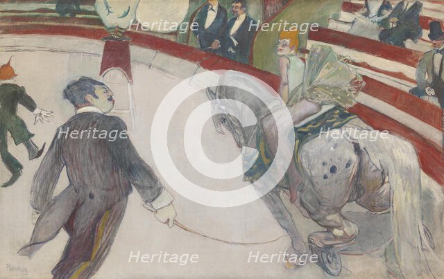 Equestrienne (At the Cirque Fernando), 1887/88. Creator: Henri de Toulouse-Lautrec.