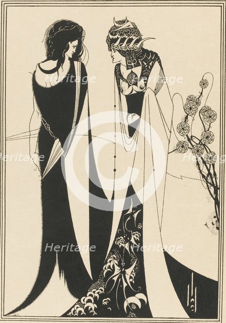 Illustration for Salome by Oscar Wilde, 1894. Artist: Beardsley, Aubrey (1872–1898)