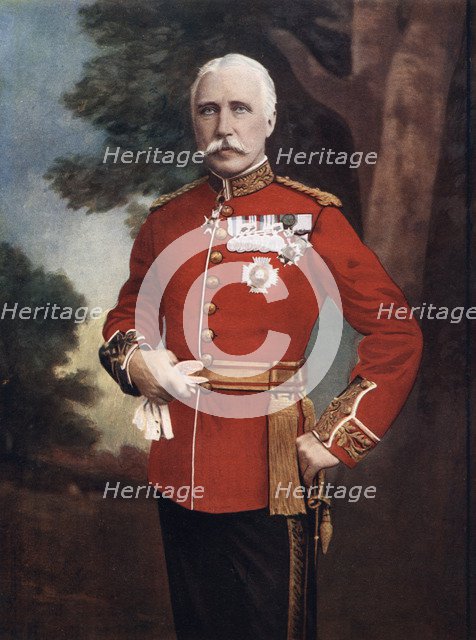 Major General Sir Bindon Blood, British soldier, 1902.Artist: Elliott & Fry
