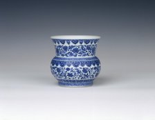 Blue and white leys jar, Qing dynasty, Daoguang period, China, 1821-1850. Artist: Unknown