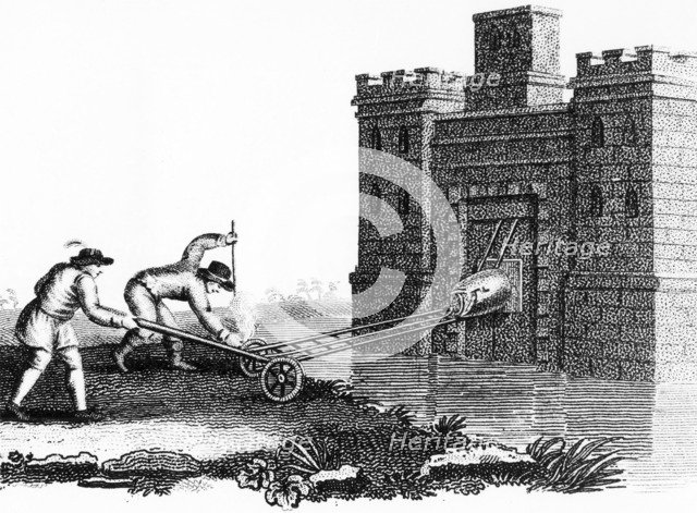 Siege warfare, c1800. Artist: Unknown