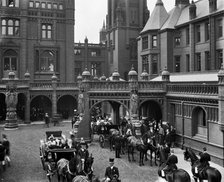 Royal opening of Birmingham General Hospital, Small Heath, West Midlands, 1897. Artist: Bedford Lemere and Company.