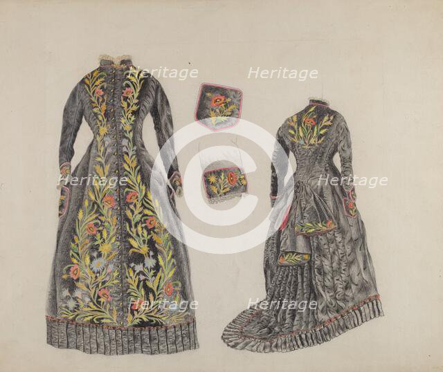 Dress, c. 1937. Creator: Joseph L. Boyd.